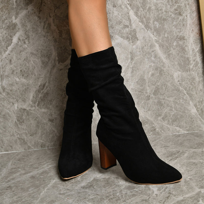 ChicLift™ Winter Heeled Boots