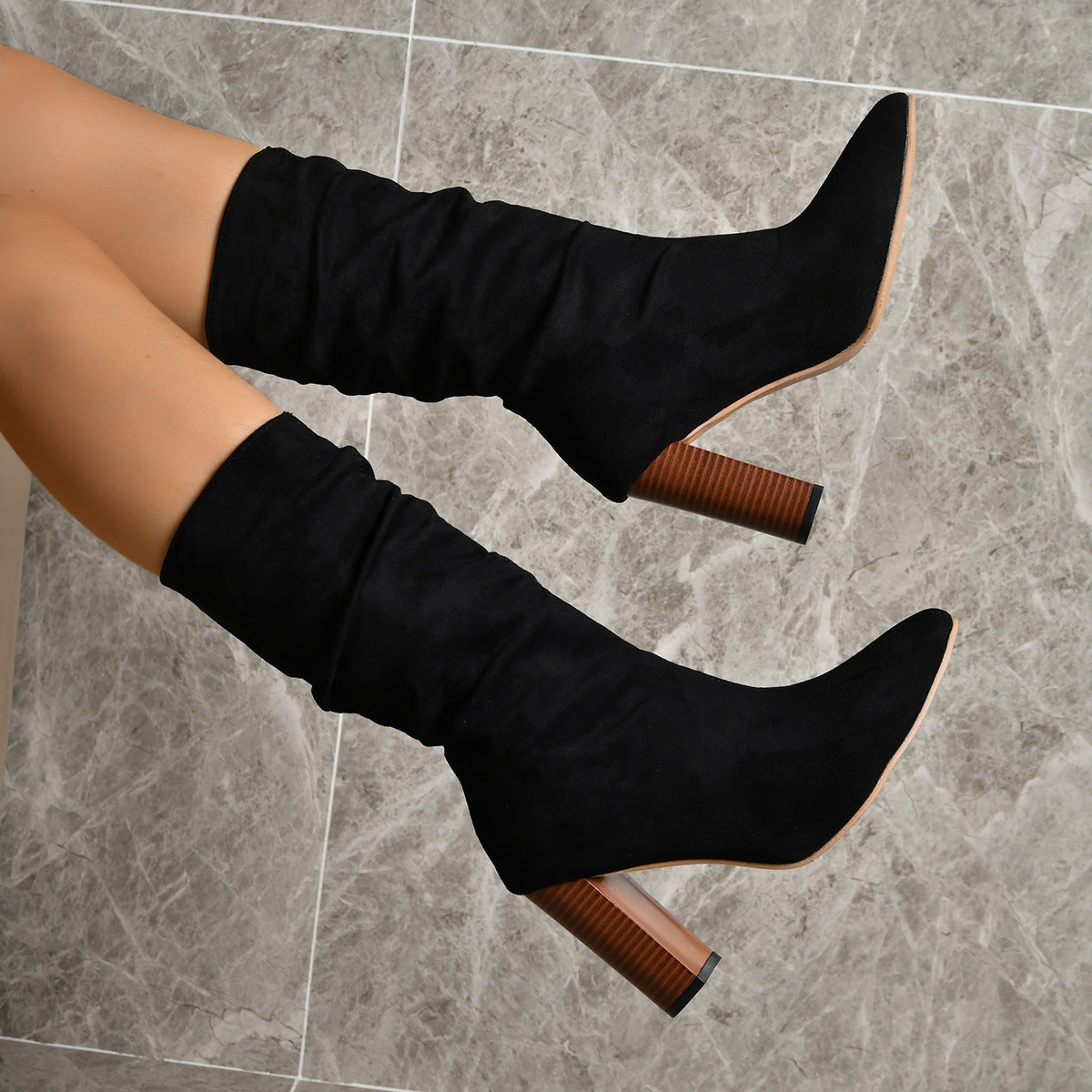 ChicLift™ Winter Heeled Boots