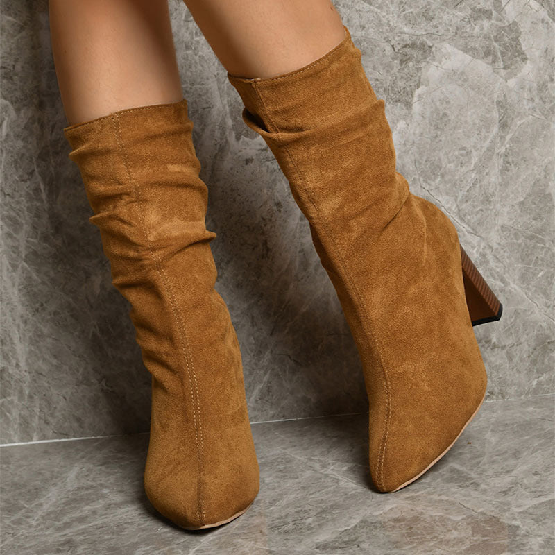 ChicLift™ Winter Heeled Boots