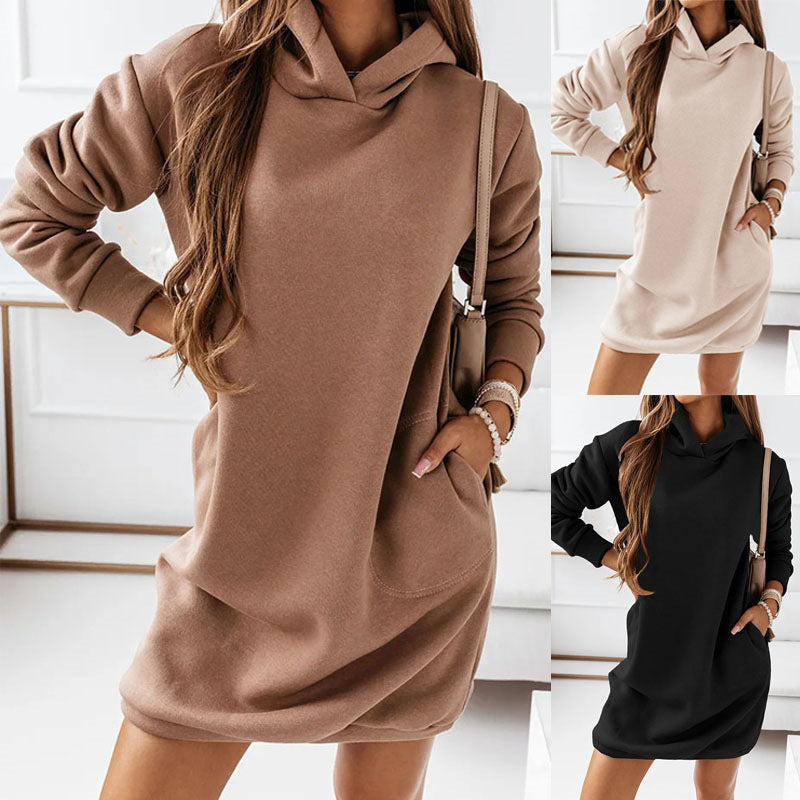Shoprizo™ Casual Hoodie Dress